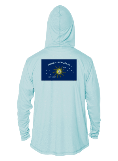 Key West Sun Shirts - Conch Republic Defender - UPF 50+ Hoodie - Image 3