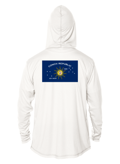 Key West Sun Shirts - Conch Republic Defender - UPF 50+ Hoodie - Image 7