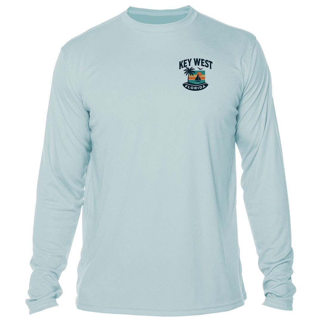 Sun Shirts with Key West Florida logo for sun protection.