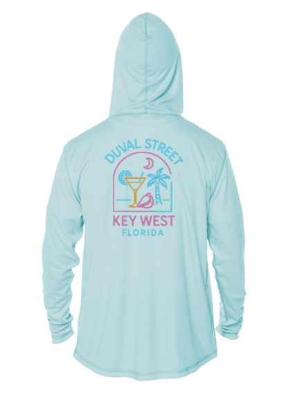 Key West Sun Shirts - Nights on Duval - UPF 50+ Hoodie - Image 3