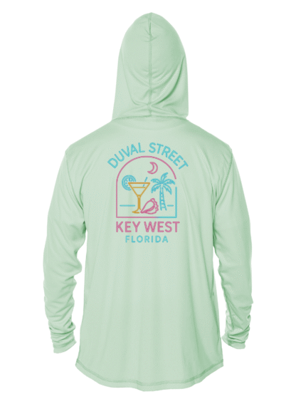 Key West Sun Shirts - Nights on Duval - UPF 50+ Hoodie - Image 5