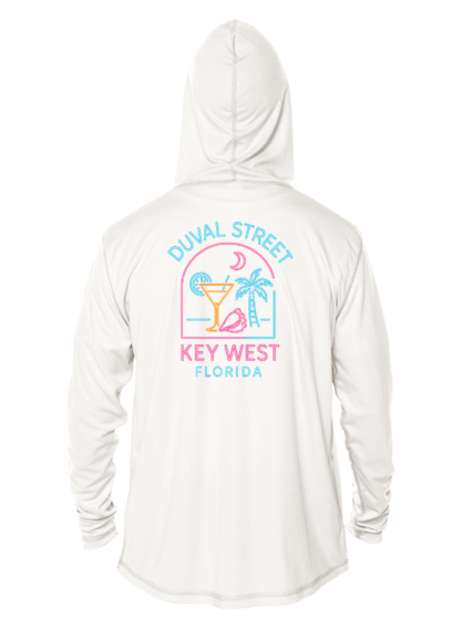 Key West Sun Shirts - Nights on Duval - UPF 50+ Hoodie - Image 7