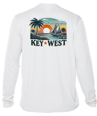 Key West Sun Shirts - Old School Escape - UPF 50+ Long Sleeve