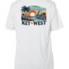 Sun Shirts with Key West design, UPF 50+ protection, perfect for beach and outdoor activities.