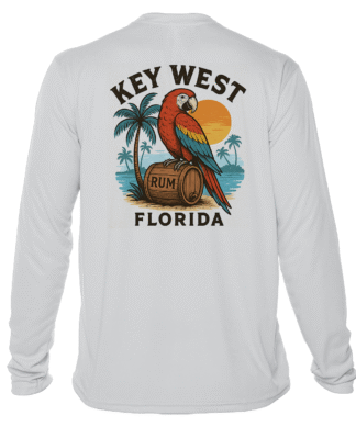 Key West Sun Shirts - Parrot Party - UPF 50+ Long Sleeve
