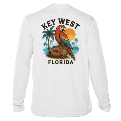 Key West Sun Shirts - Parrot Party - UPF 50+ Long Sleeve - Image 5