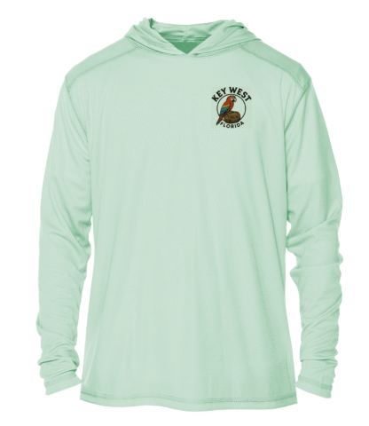 Key West Sun Shirts - Parrot Party - UPF 50+ Hoodie - Image 8
