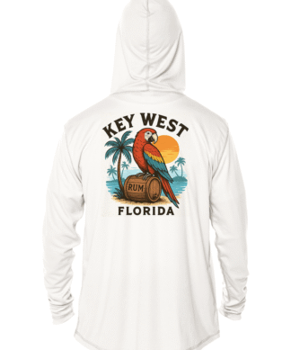 Key West Sun Shirts - Parrot Party - UPF 50+ Hoodie