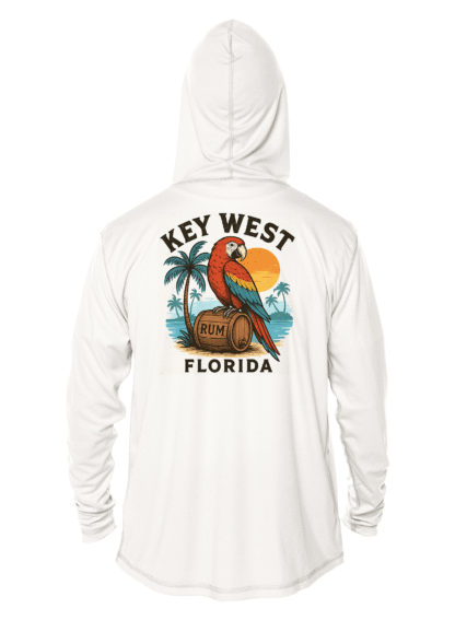 Key West Sun Shirts - Parrot Party - UPF 50+ Hoodie