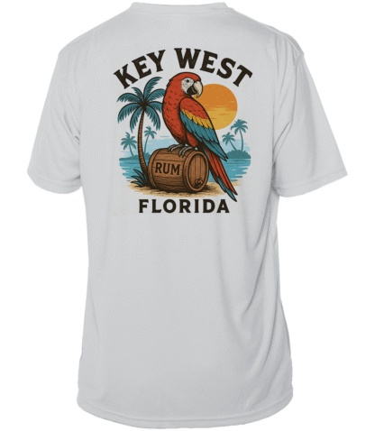 Key West Sun Shirts - Parrot Party - UPF 50+ Short Sleeve - Image 3