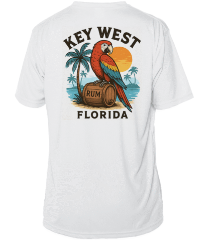 Key West Sun Shirts - Parrot Party - UPF 50+ Short Sleeve