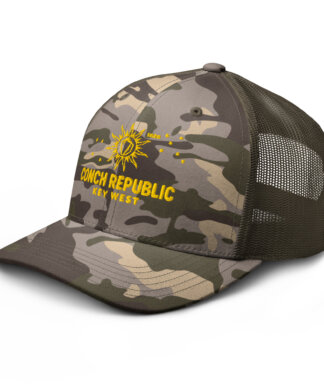 Key West Sun Shirts – Conch Republic –Camouflage Trucker Hat