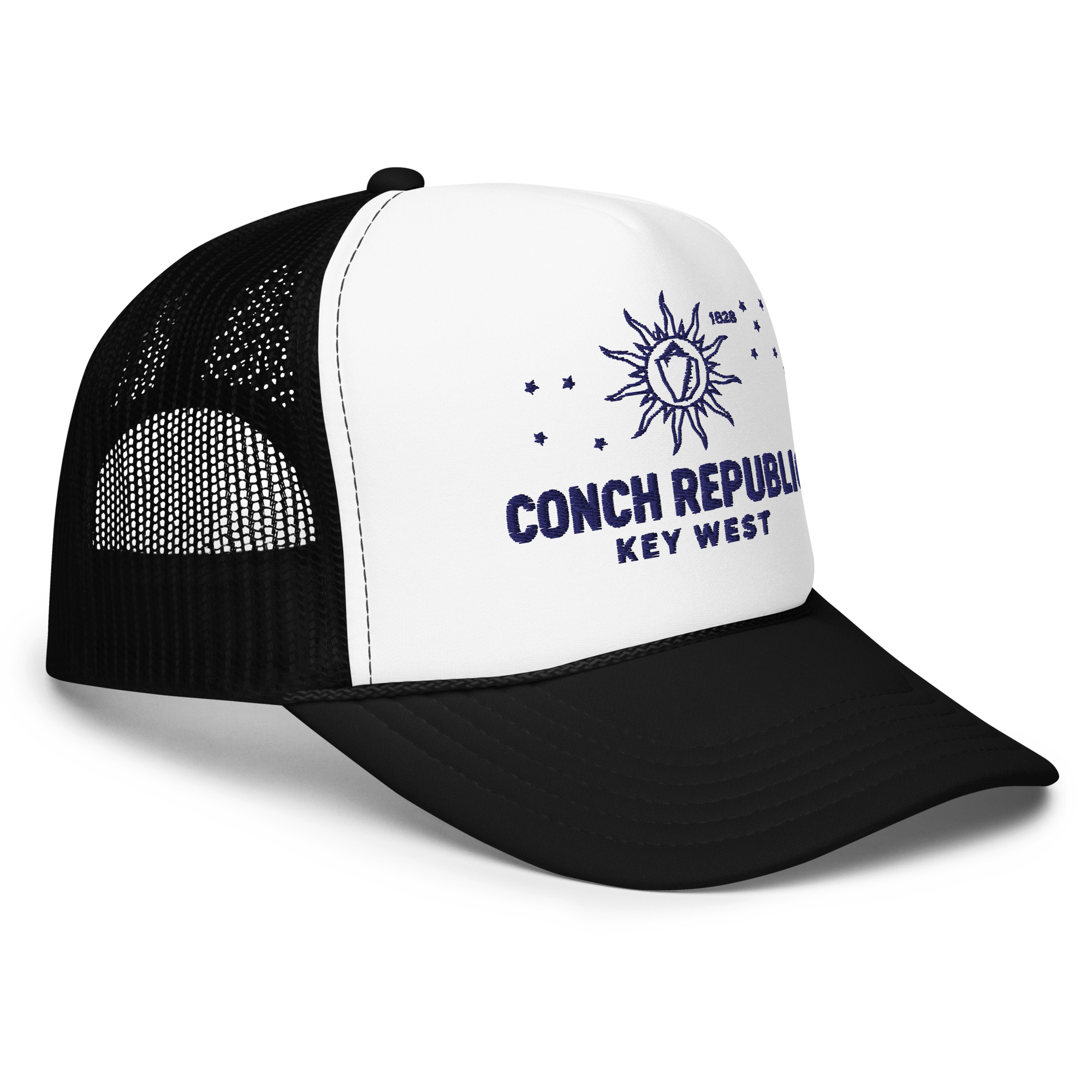 Key West Sun Shirts – Conch Republic – Foam Trucker Hat - Image 28