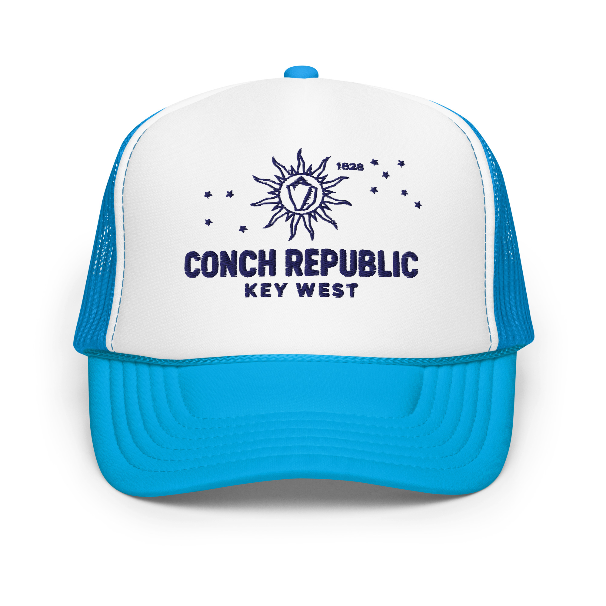 Key West Sun Shirts – Conch Republic – Foam Trucker Hat - Image 20