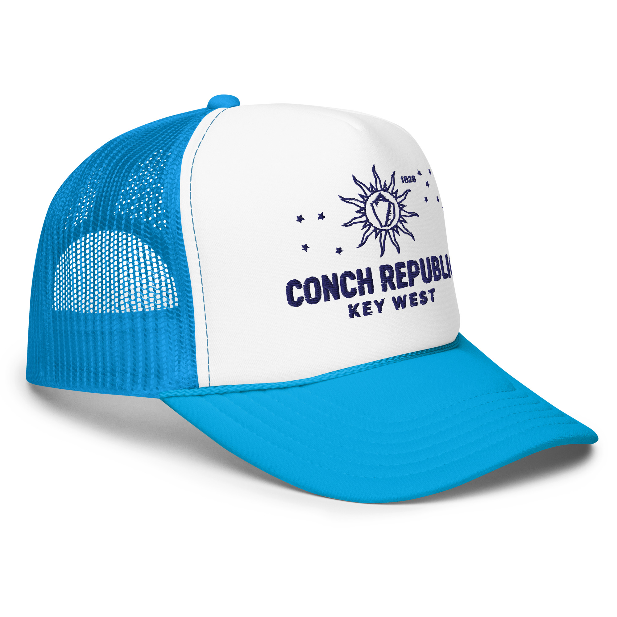 Key West Sun Shirts – Conch Republic – Foam Trucker Hat - Image 22