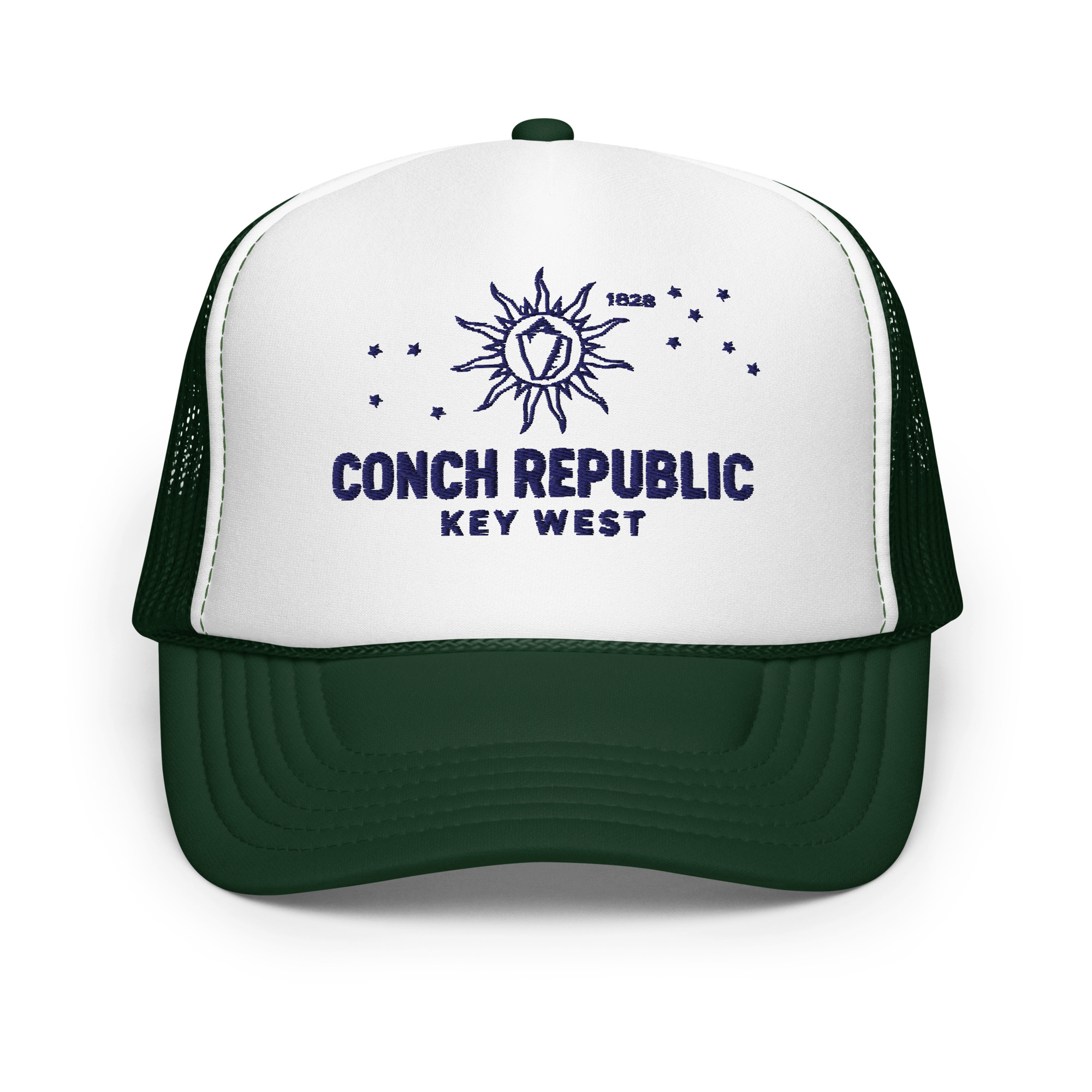 Key West Sun Shirts – Conch Republic – Foam Trucker Hat - Image 5