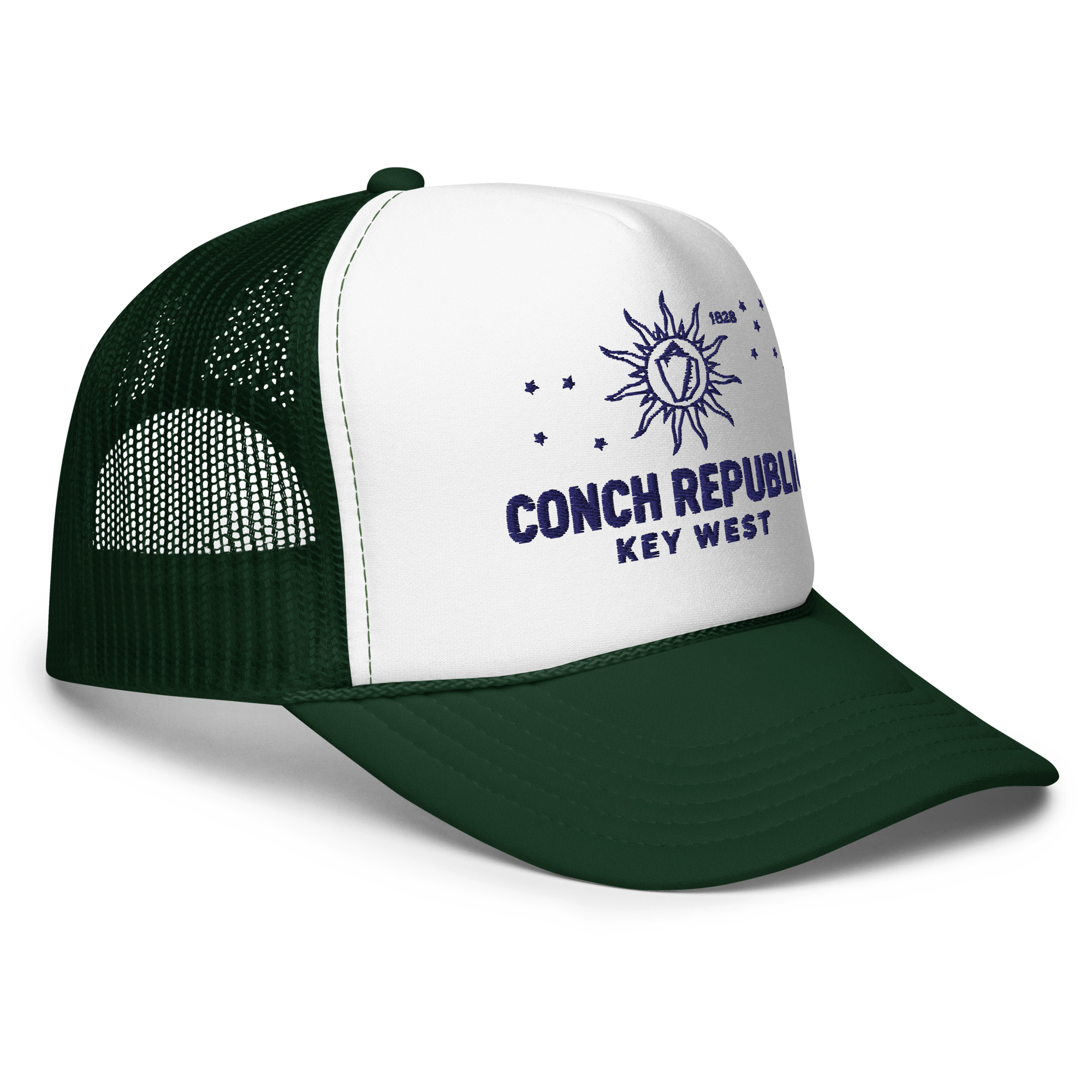 Key West Sun Shirts – Conch Republic – Foam Trucker Hat - Image 7
