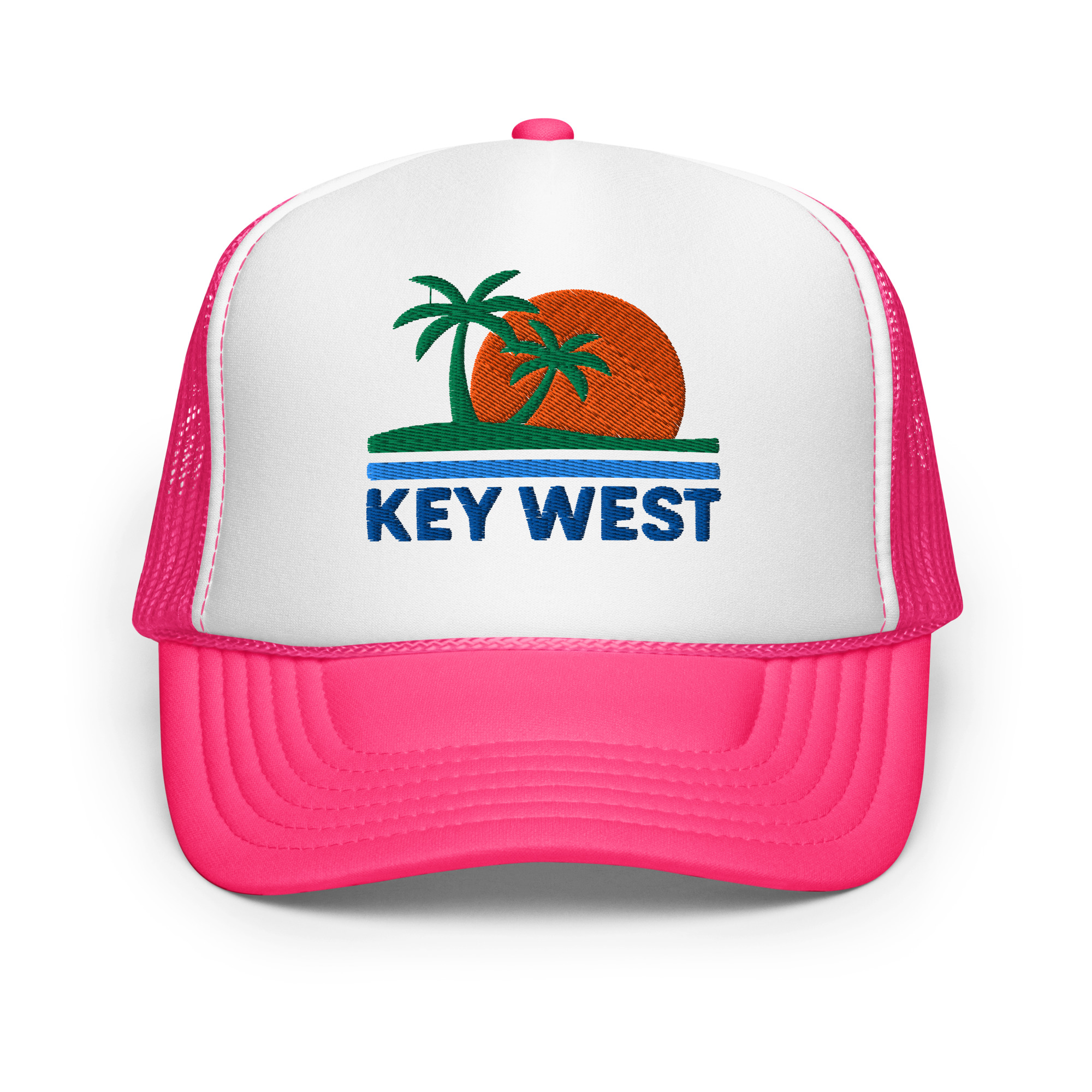 Key West Sun Shirts – Sunset Palms - Foam Trucker Hat - Image 29