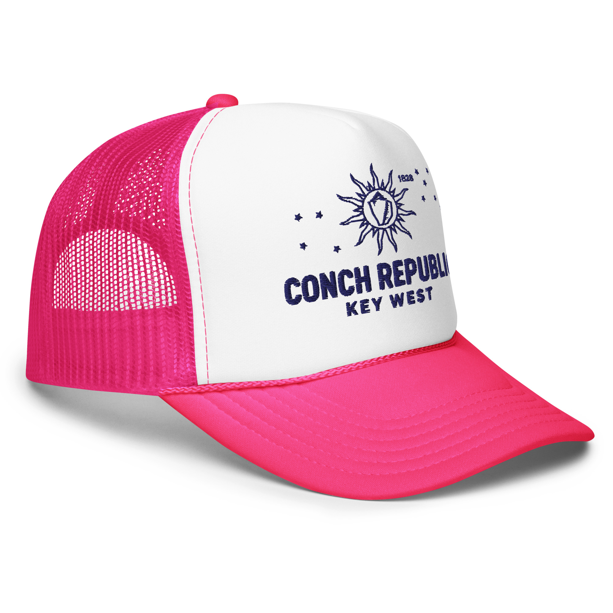 Key West Sun Shirts – Conch Republic – Foam Trucker Hat - Image 16