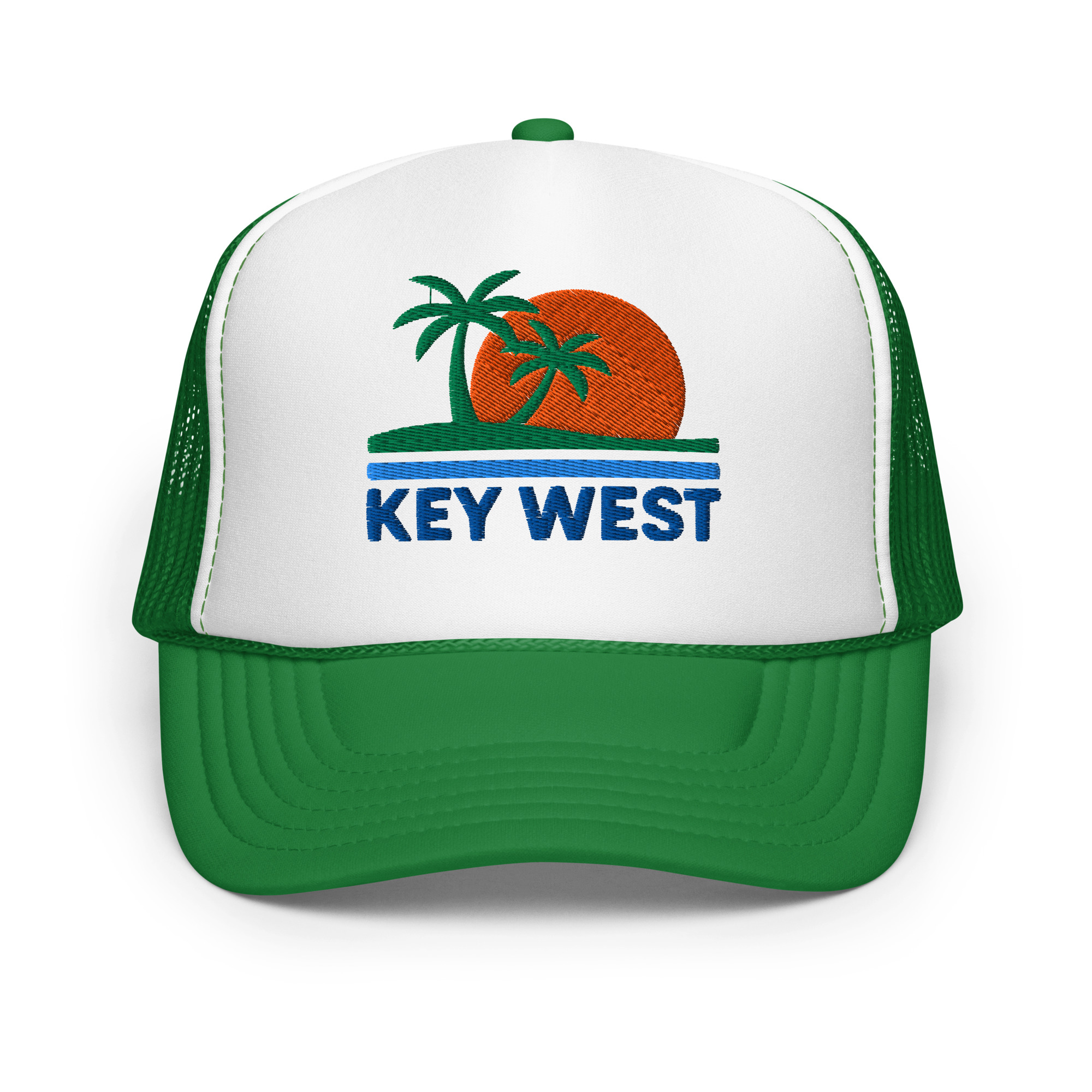 Key West Sun Shirts – Sunset Palms - Foam Trucker Hat - Image 32
