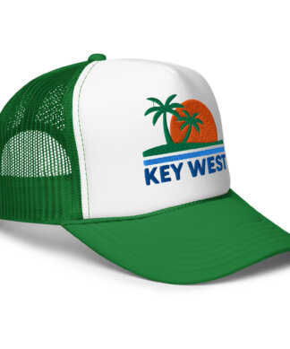 Key West Sun Shirts – Sunset Palms - Foam Trucker Hat