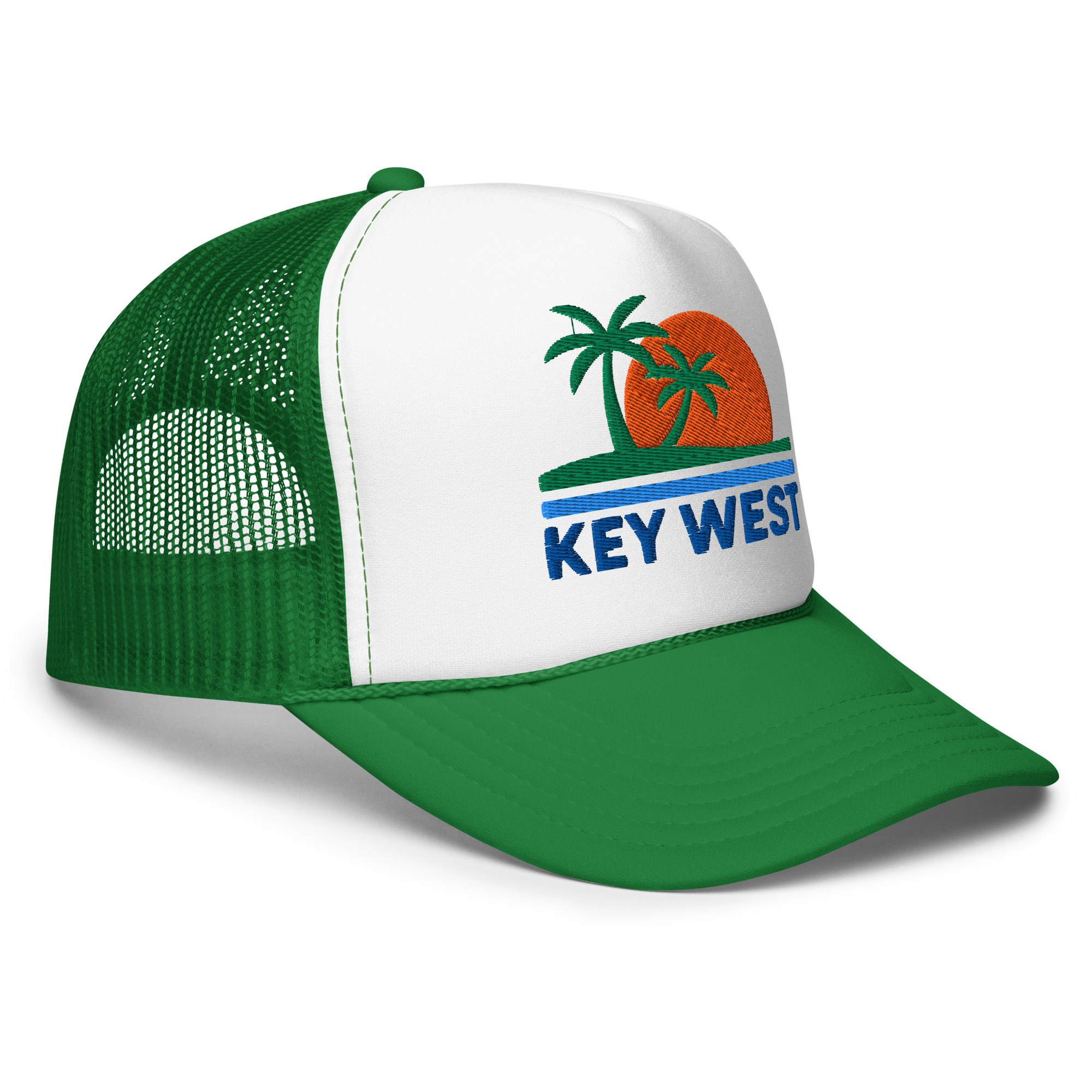 Key West Sun Shirts – Sunset Palms - Foam Trucker Hat