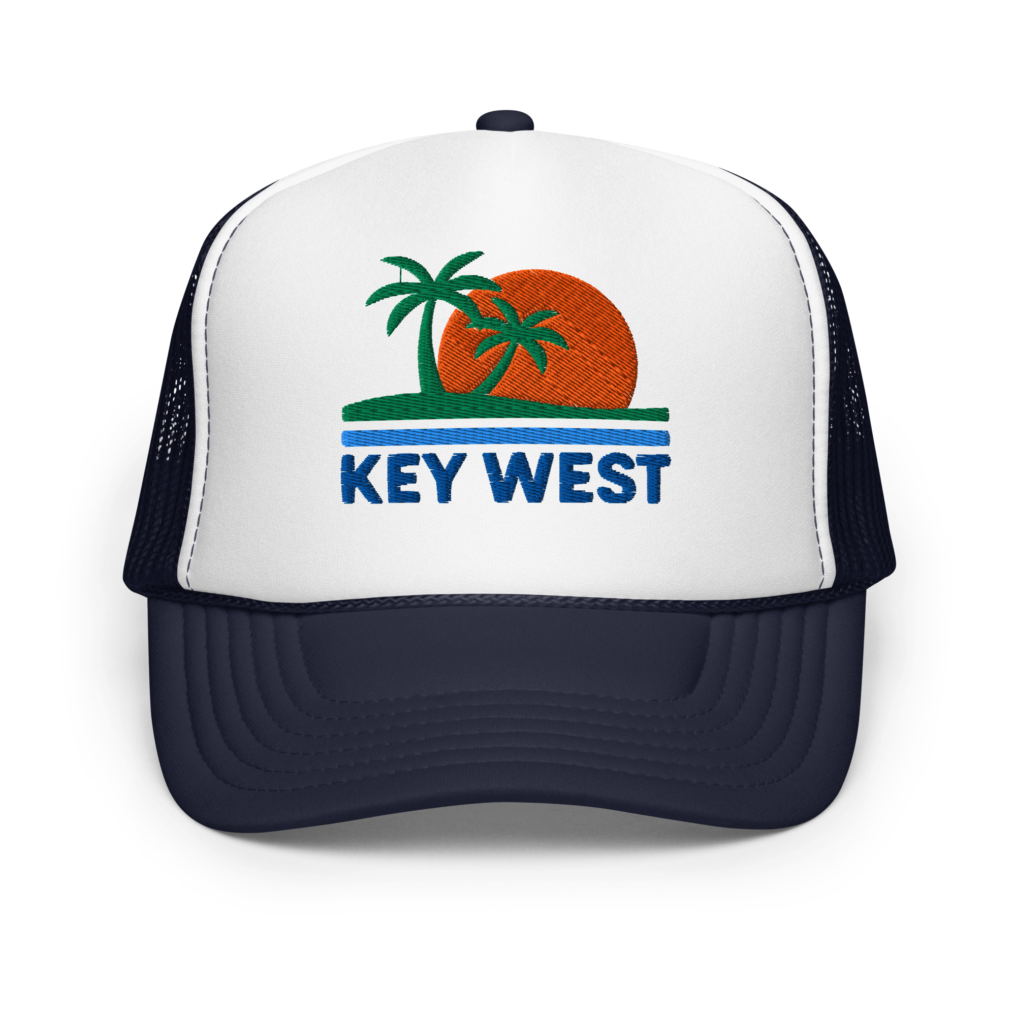 Key West Sun Shirts – Sunset Palms - Foam Trucker Hat - Image 20