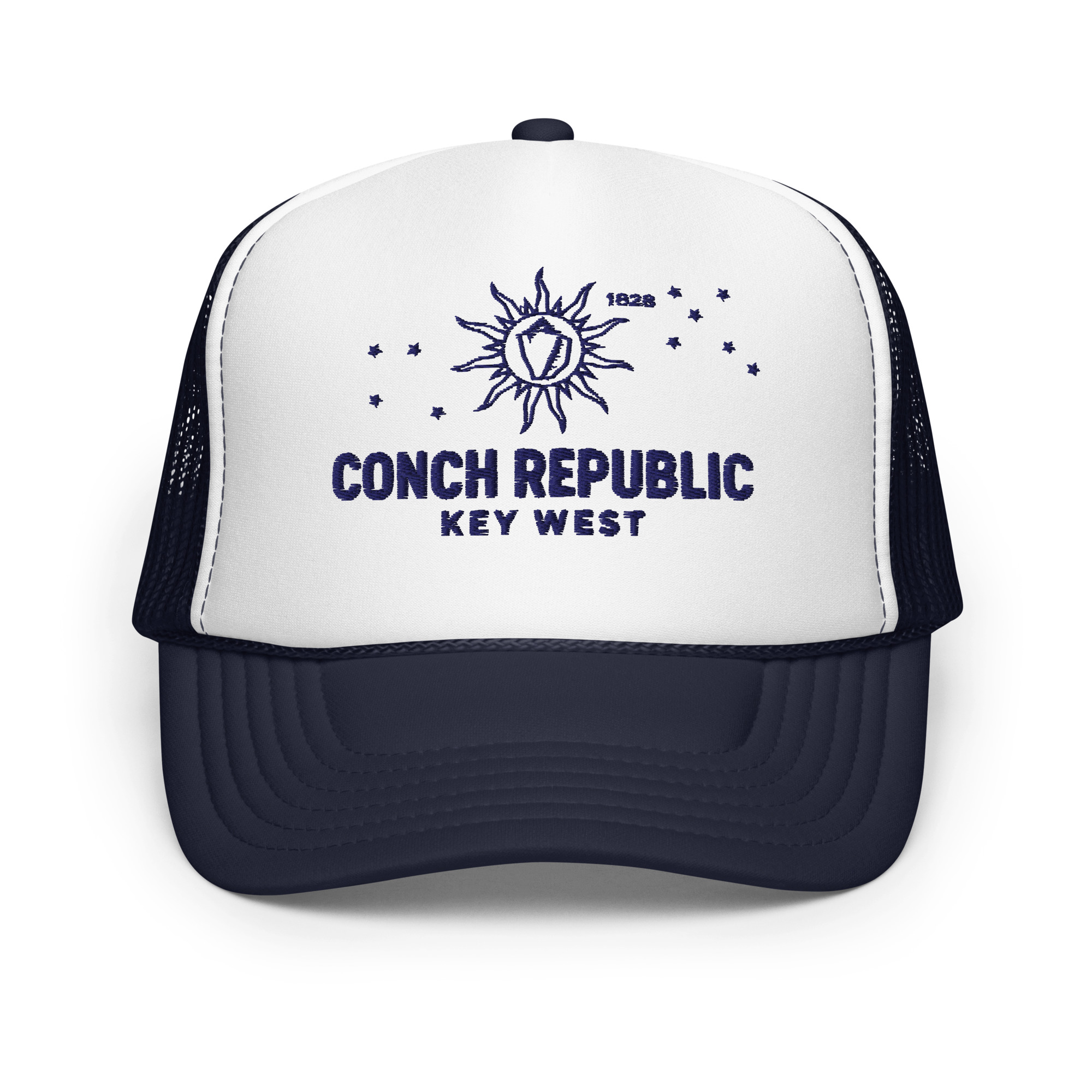 Key West Sun Shirts – Conch Republic – Foam Trucker Hat - Image 2