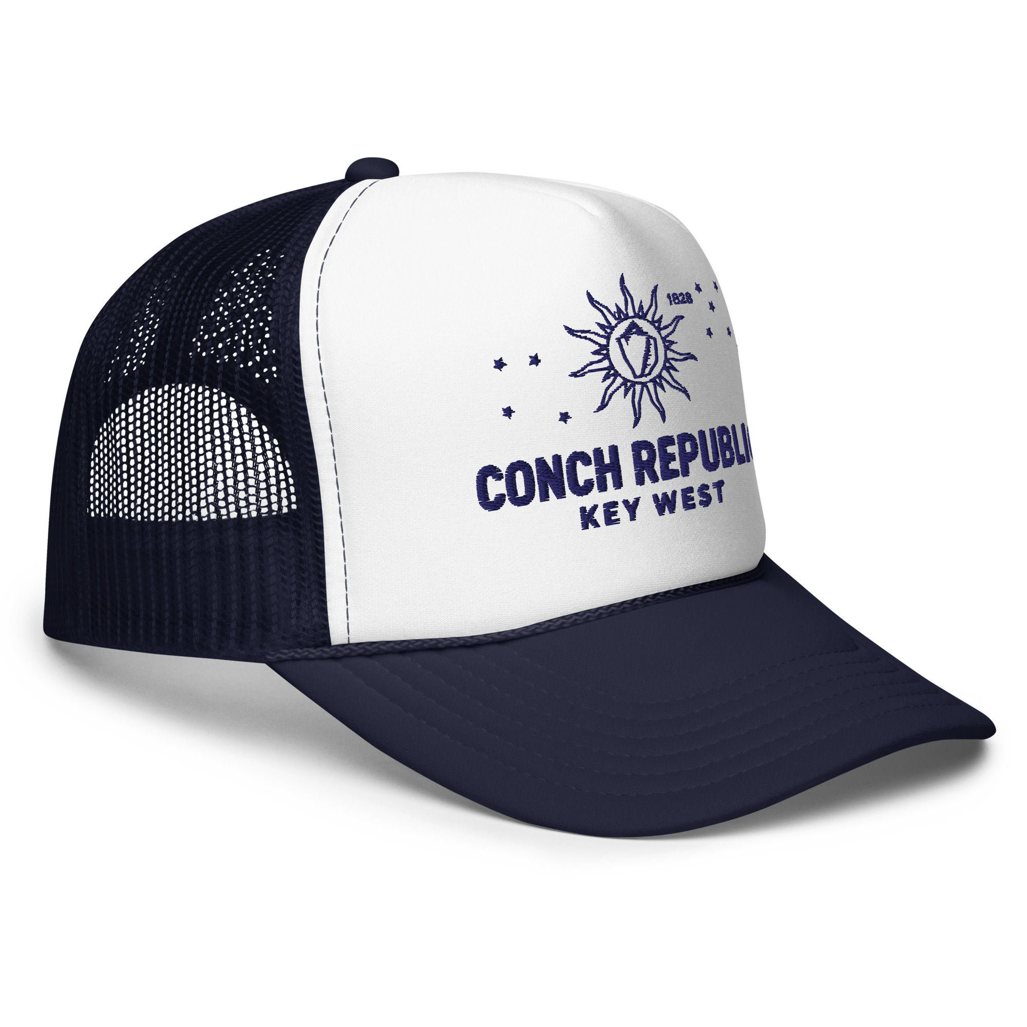 Key West Sun Shirts – Conch Republic – Foam Trucker Hat - Image 4