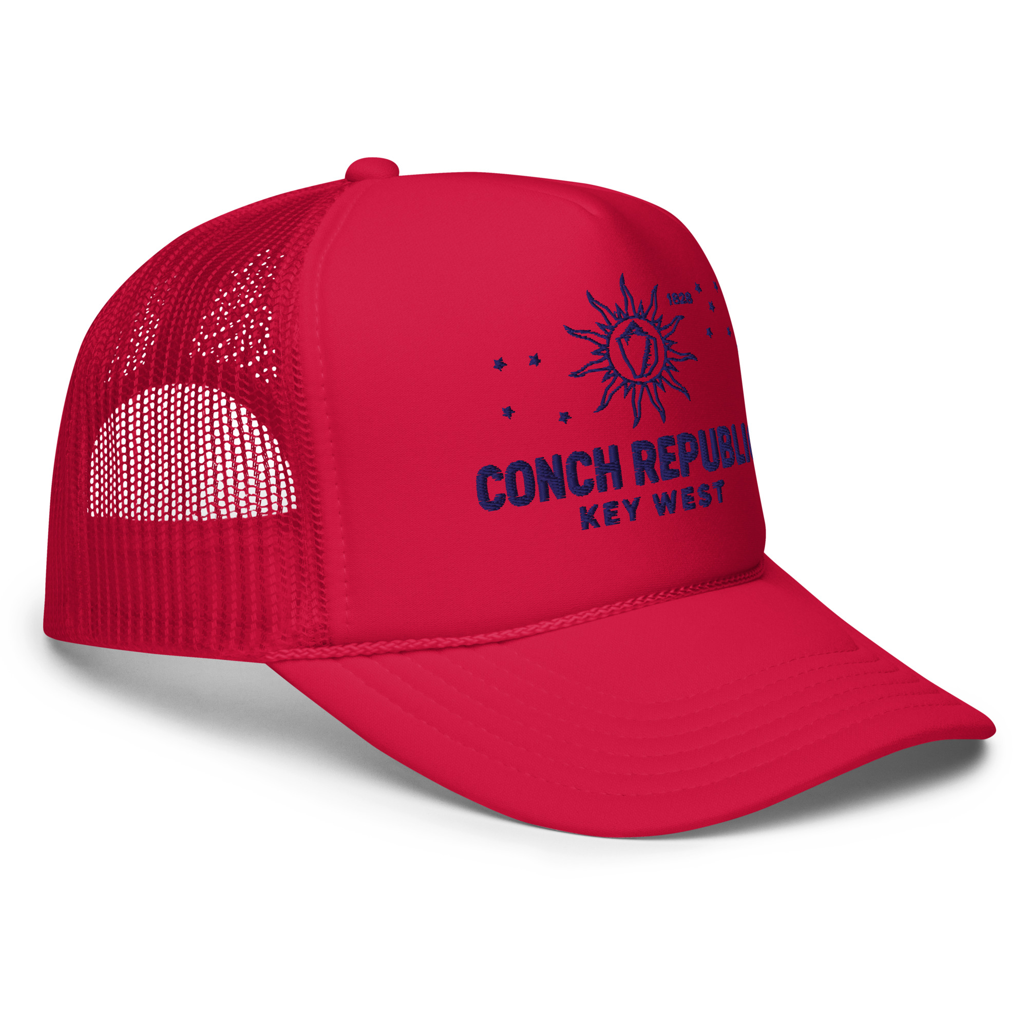 Key West Sun Shirts – Conch Republic – Foam Trucker Hat - Image 10