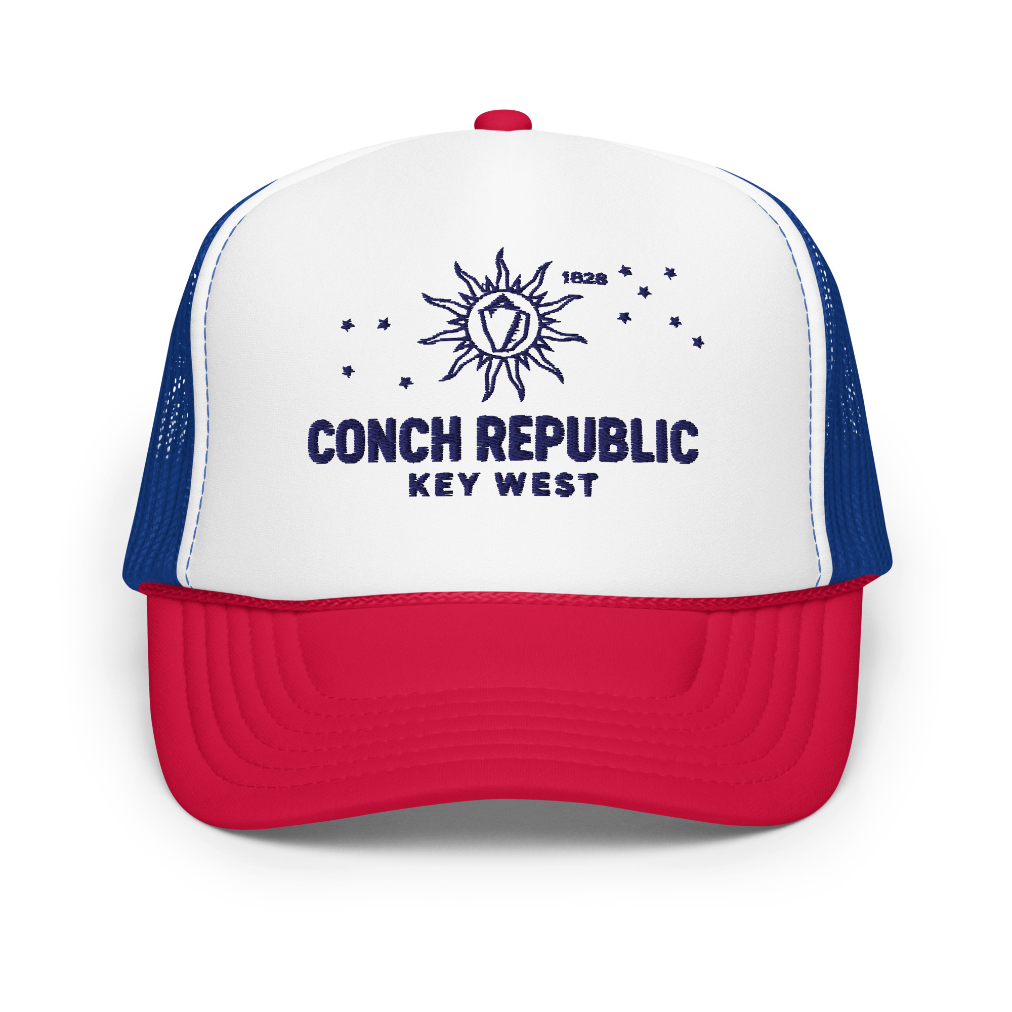 Key West Sun Shirts – Conch Republic – Foam Trucker Hat - Image 29