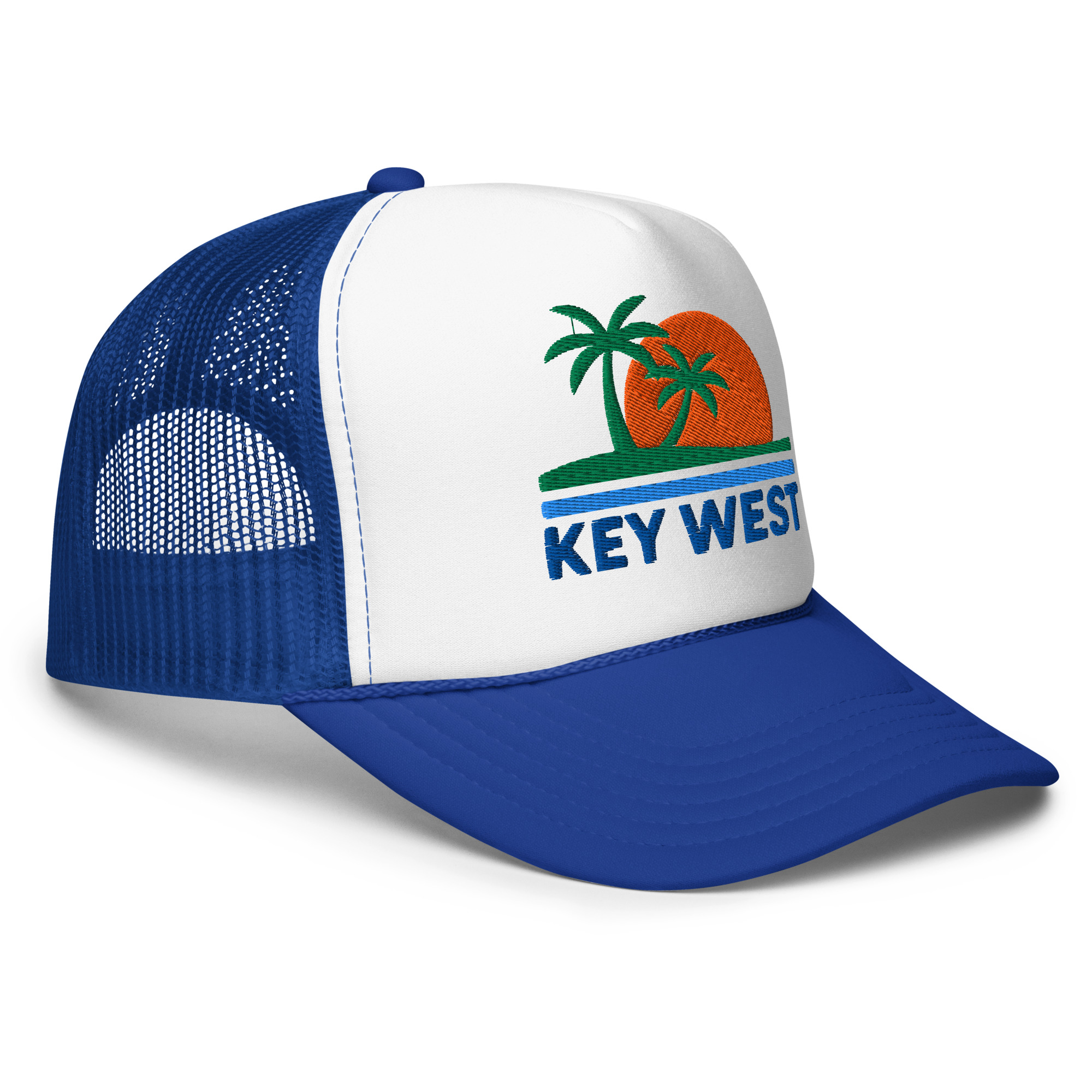 Key West Sun Shirts – Sunset Palms - Foam Trucker Hat - Image 28