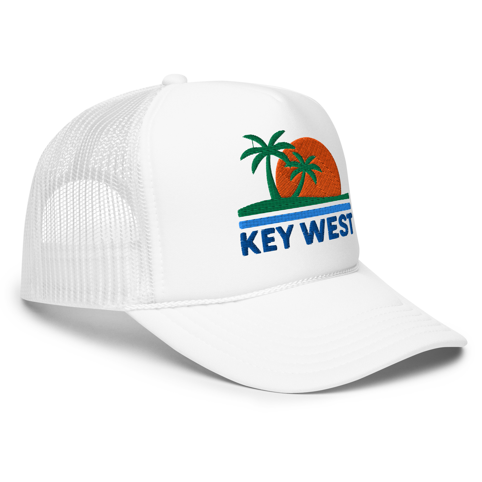 Key West Sun Shirts – Sunset Palms - Foam Trucker Hat - Image 18