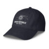 Sun protection baseball cap with Conch Republic logo, perfect for Key West outdoor activities.