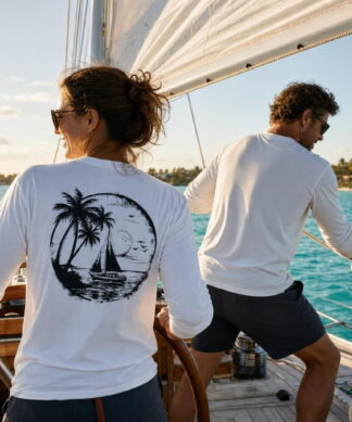 Sailing off Key West in Key West Sun Shirts sailing designs