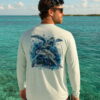 Key West Sun Shirts sea turtles Long Sleeve worn on the water in the Florida Keys
